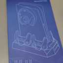 PS5/Slim/Pro Cooling Station with Controller Charging Station for PlayStation 5 Slim/Pro Console, PS5 Cooling Stand Cooler Accessories Incl Cooling Fan, 3 USB Hubs, Headset Holder, Screw - Black