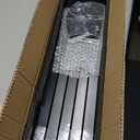 50 Pack 32.25" Hollow Aluminum Deck Balusters with Screws, Metal Balusters for Deck Railing Rectangular Spindles for Outdoor Porch Balusters, Matte Black, Includes Installation Spacing Guide