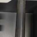 Espresso Knock Box, Stainless Steel Coffee Bag Container, With Steel Bracket And Noise Reducing Rubber Ring (Rectangle L-No base)