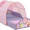 Delta Children - Disney Princess Sleep and Play Toddler Bed with Tent, Purple/Pink