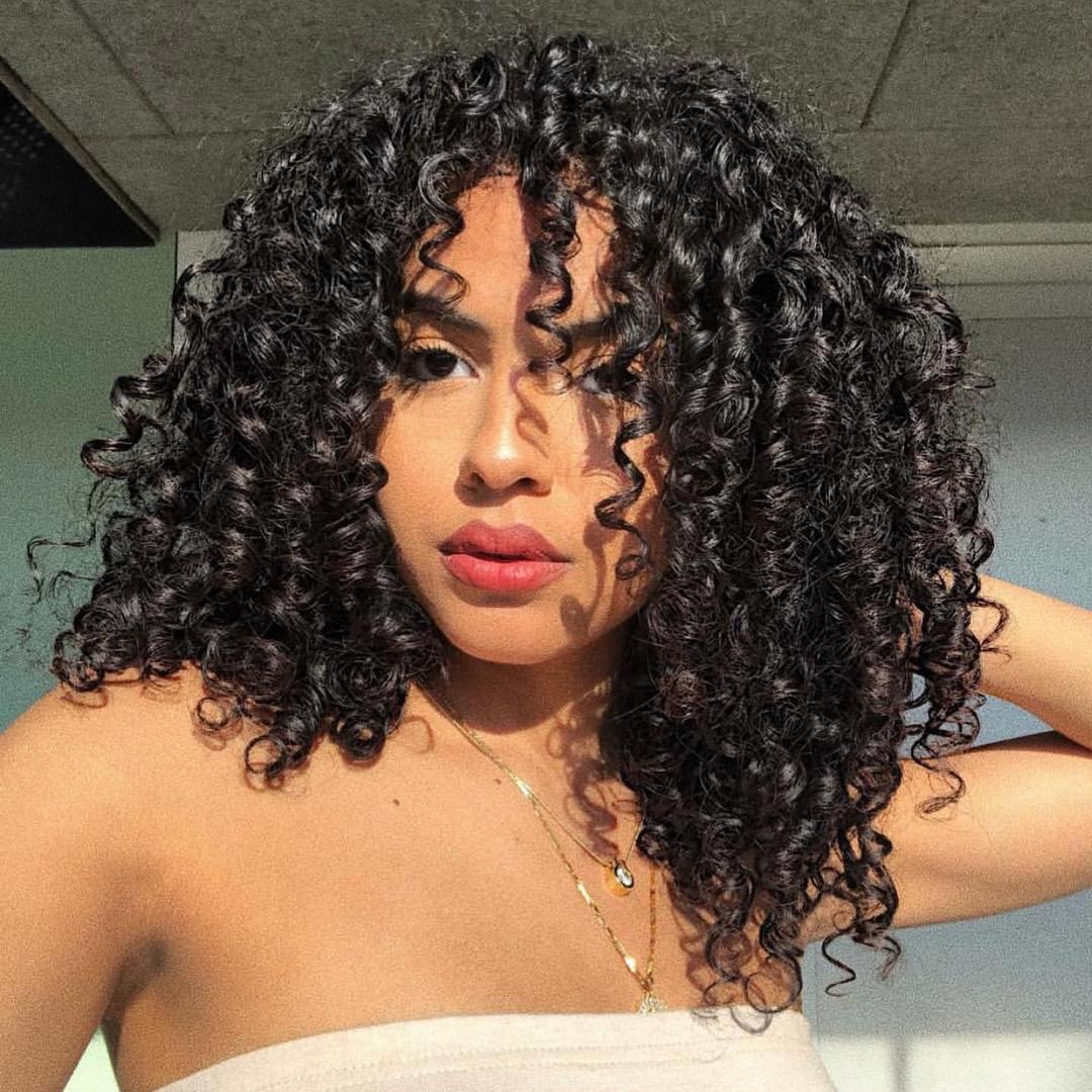 Gogo Curl Crochet Hair 8 Inch Short Curly Crochet Hair for Black Women Beach Curl Water Wave Curly Crochet Braids Hair, Deep Wave Synthetic Braiding Hair Extensions (8 inch 1B)