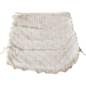 Floerns Girl's Beach Cover Up Skirt Textured Bow Side Sheer Mesh Vacation Swimwear 8Y