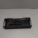 Cable Management, 25'' Cable Management Under Desk No Drill, Metal Cord Organizer with Clamp for Standing Desk, Cable Organizer for Home Office, Black (25'' (1 Pack))