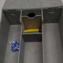 Mlikero Card Deck Case, Trading Card Storage Box for Magnetic Cards Holder and Hard Plastic Cards Protectors, Leather Magnetic Closure Deck Box Fit for MTG, TCG (Toploaders Case with Dice Tray)