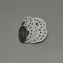 INOGIH Womens Wide Western Cowboy Disc Belt Vintage Cowgirl Concho Leather Belts Boho Style for Jeans Dress Skirt (For Waist 28-38 in, White)