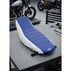 Blue motorcycle seat cover 18" x 36"