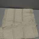 Alynsehom Macrame Table Runner Cream Beige Boho Table Runners with Tassels Hand Woven Cotton Table Runner Rustic Farmhouse Table Runners for Bohemian Kitchen Dining Table(12x71in)