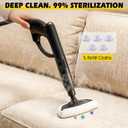 1500W Steam Cleaner 36-Piece All-in-One Attachments Kit, 99% Sanitization, 22ft Reach, 360 Rotating Brush for Home/Car/Tile/Grout/Wallpaper Removal, Chemical-Free Cleaning (31 in 1)
