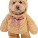 Rubies Walking Teddy Bear Pet Costume for Dogs or Cats, XS (Extra Small, Brown)