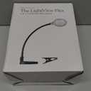 Brightech LightView Pro Flex 2 in 1 Magnifying Desk Lamp, 1.75x Light Magnifier, Adjustable Magnifying Glass with Light for Crafts, Reading, Close Work