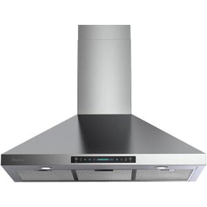 HisoHu Wall Mount Range Hood 36 Inch, Ductless/Ducted Convertible, 780 CFM Stainless Kitchen Hood, with Upgraged Stainless Steel Mesh Filters, Gesture & Touch Control