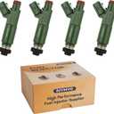 1ZZ-Motor 1.8 Fuel Injectors,Compatible with/Toyota 2000-2004 Corolla Celica Matrix 1.8L,Compatible with/Pontiac Vibe |Set of 4| |OE#23250-22040|