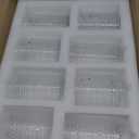 Hobnail Drinking Glasses, 8 pcs Embossed Designed Glass Cups-4 Highball Glasses 12oz & 4 Rocks Glasses 12oz, Mojito Cups, Mixed Drink Cocktail Glass, Bar Glassware for Cocktail, Whiskey