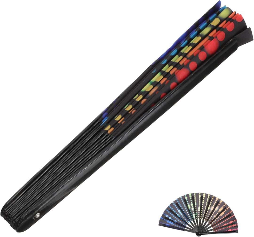 TOPPERFUN
Classical Bone Kung Fu Fan Large Folding Hand Fan for Women for Weddings 2 Pack