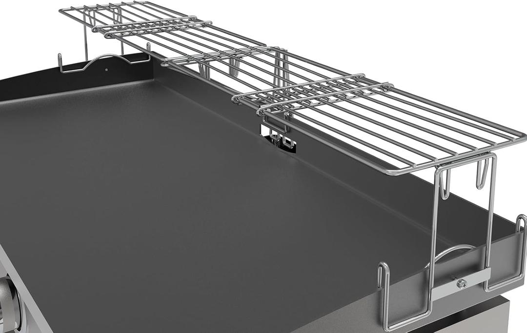 Universal Griddle Warming Rack for Blackstone 36 28 22 17 inch Griddle Accessories, Adjustable Rack for Weber and Most Flattop Grills, Griddle Cooling Rack for Blackstone 2149 1984 1554 Grill (12"L - 45"L)