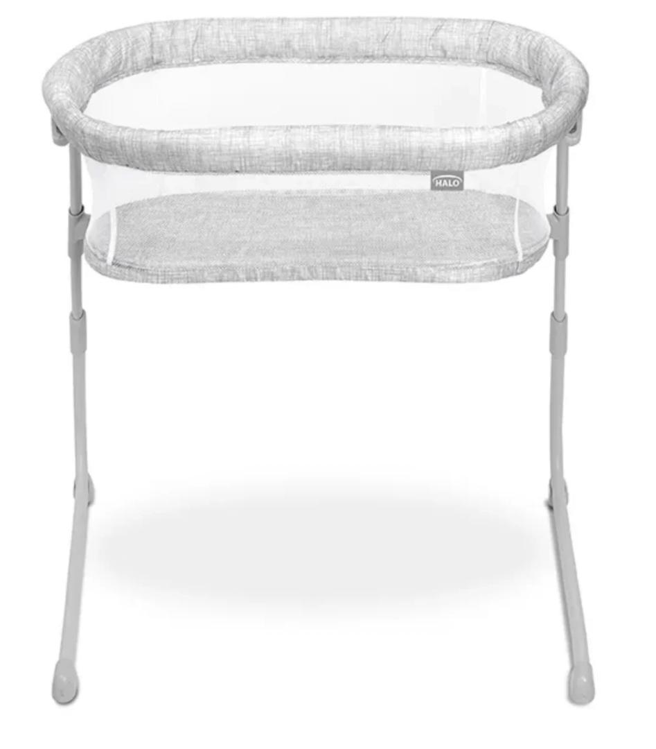 HALO Baby Flex BassiNest, Adjustable Travel Bassinet, Easy Folding, Lightweight with Mattress and Carrying Bag