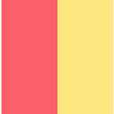 Willow Creek Press 2-Year Pocket Planner, Coral Lemon Duotone Academic July 2025 - June 2027 2-Year Pocket Planner