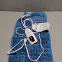 Deepsoon Heating Pad,Electric Heating Pads for Back,Neck,Abdomen,Moist Heating Pad for Shoulder,Knee,Arms,Legs,Dry/Moist Heat & Auto Shut Off,Birthday Gifts for Men and Women,Blue,24x12 Inch