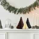 Spiareal 3 Pack Paper Christmas Tree Decoration 6 Inch 8 and 9.5 Inch 3D Honeycomb Trees Table Centerpiece for Modern Christmas Mantel Decorations Home Xmas Holiday Party Decor(Brown, Gray, Cream)