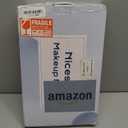 Nicesail Higher Taller Tabletop Makeup Mirror of 8 Inch, 5X Magnified Makeup Mirror Countertop Standing, Height Adjustable, Double Sided Mirror in Matte Black (8 Inch, 5X) (No Light-black)