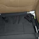 ALPHA CAMP Stadium Seat Chair for Bleachers with Back & Arm Rest (Black Grey)