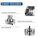 PAROD 518507 Set of 2 Front Wheel Hub Bearing Assembly Compatible with 1993-2002 Toyota Corolla, 1998-2002 Chevy Prizm, 1993-1997 Geo Prizm Non-ABS