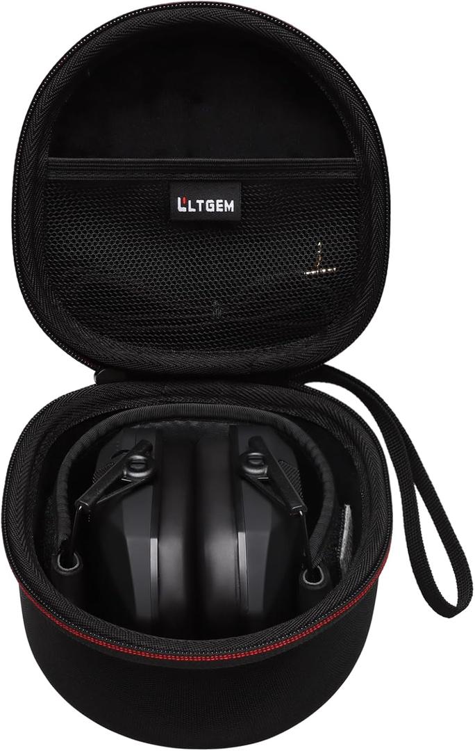 LTGEM Hard Case for Shooting or Hunting Noise Reduction Headphones,Compatible with Walker's/PROHEAR/Howard LEIGHT/Peltor / 3M / ZOHAN/EARMOR/TACWIN Ear Protection