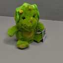 Hopearl Talking Dinosaur Repeats What You Say Nodding Electric Interactive Animated Toy Speaking Plush Buddy Gift for Toddlers, Green, 8''