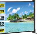 Portable Projector Screen with Stand, 50 Inch 4:3, Outdoor Projector Screen, Lightweight and Retractable, 1.2 High Gain Wrinkle-Free Video Projection Screens, for Home Cinema, Meeting Presentation.