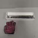 BEAUXMILE Hair Straightener Brush, Hair Straightening Iron with Dense Bristles, Ceramic Flat Iron Comb for Woman, Fast Heating, Dual Voltage, 30+ Temps, for All Hair Types, Black