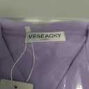 Veseacky Night Wear for Girls Cotton Comfort Two Piece Pajamas Short Sleeved Young Kids Pjs for Ages 5-14 (Purple, 120)