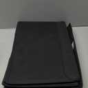 STOREONE Fabric Storage Cube Bins Foldable Organizer Container Collapsible Basket with Lids and Metal Handles, for Home, Bedroom, Closet (Black, 3 Pcs)