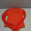 Avidlove Women Long Sleeve Thong Bodysuit Turtle Neck Shapewear Sexy Mesh Top Double Lined Cutout Shirt XS-2XL (Large, Red)