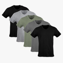 Gildan Men's V-Neck T-Shirts, Multipack, Style G1103, M