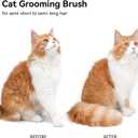 Aumuca Cat Brush for Shedding, Cat Brushes for Indoor Cats, Cat Brush for Long or Short Haired Cats, Cat Grooming Brush Cat Comb for Kitten Rabbit Massage Removes Loose Fur
