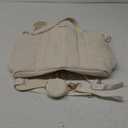 LOVEVOOK Diaper Bag Tote, 15.6inch Puffer Baby Diaper Bag Waterproof Travel Diaper Tote with Changing Pad Pacifier Case (Off-white)