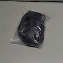 ColorGround Short Black Purple Cosplay Wig with 2 Buns for Women Halloween Party Costume