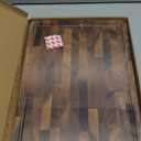 Walnut Wood Cutting Board End Grain Wooden Cutting Boards for Kitchen Chopping Block with Deep Juice Groove, Inners Handles, Gift Box, 16.5"x11.6"x0.8"