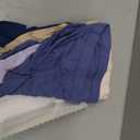 Hanes Women's Organic Cotton Panties Pack, ComfortSoft Underwear, 6-Pack (Blue, M)