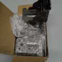 Self Locking Hinges Furniture Table Legs Locking Brackets, 90 Degree Folding Hinge 4 Pack, Extension Brackets of Workbenches, Black Steel with Nickel-Plated Finish