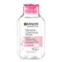 Garnier Micellar Cleansing Water, All-in-1 Makeup Remover and Facial Cleanser, For All Skin Types, 3.4 Fl Oz (100mL), 1 Count 