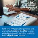 Hammermill Colored Paper, 20 lb Blue Printer Paper, 8.5 x 11 - Made in the USA, Pastel Paper, 103309R - 1 Ream (500 Sheets)