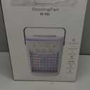 Portable Air Conditioner, Cooling Fan with 3 Speeds &3 Modes,2-8H Timer,1000ml Water Tank, Remote Control,4 in 1 Humidifier, Air Conditioner, Fan, Night Light, Evaporative Air Cooler for Home, Office