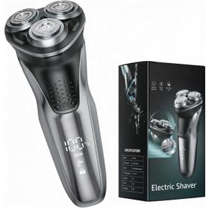 Electric Razor for Men, IPX7 Waterproof Shaver (Powder Blue)