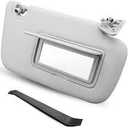 Right Passenger Side Sun Visor Fit for Nissan Sentra 2013 2014 2015 2016 2017 2018 2019, Sun Protection Shade with Makeup Mirror Replace 96400-3SG8A