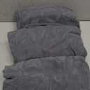 Genina Waterproof Dining Room Chair Covers Stretch Parsons Chair Slipcovers for Dining Room Kitchen Chair Protector Cover, Removable, Washable (6, Flower Pattern-Dark Gray) (Regular-6 Pack)