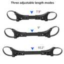 Universal Stroller Cart Connectors Stroller Side by Side Pushchair Connectors Twin Stroller Connectors, Pack of 3