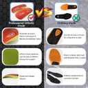 Arch Support Inserts Women Insoles - Orthotics Shoe for Plantar Fasciitis, Flat Feet, Over-Pronation, Relief Heel Spur Pain, Heel Cushion Increase Insoles (S:Men5-6/Women6-7)