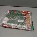 Christmas Tablecloth 60x104 Inch Rectangular, Christmas Trees Winter Snowman Washable Table Cover for Party Picnic Dinner Decor,Red