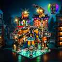 LED Lighting Compatible with Lego NINJAGO City Workshops 71837 Light Kit Compatible with Lego 71837, NOT Included The Model Set - JUST Lights